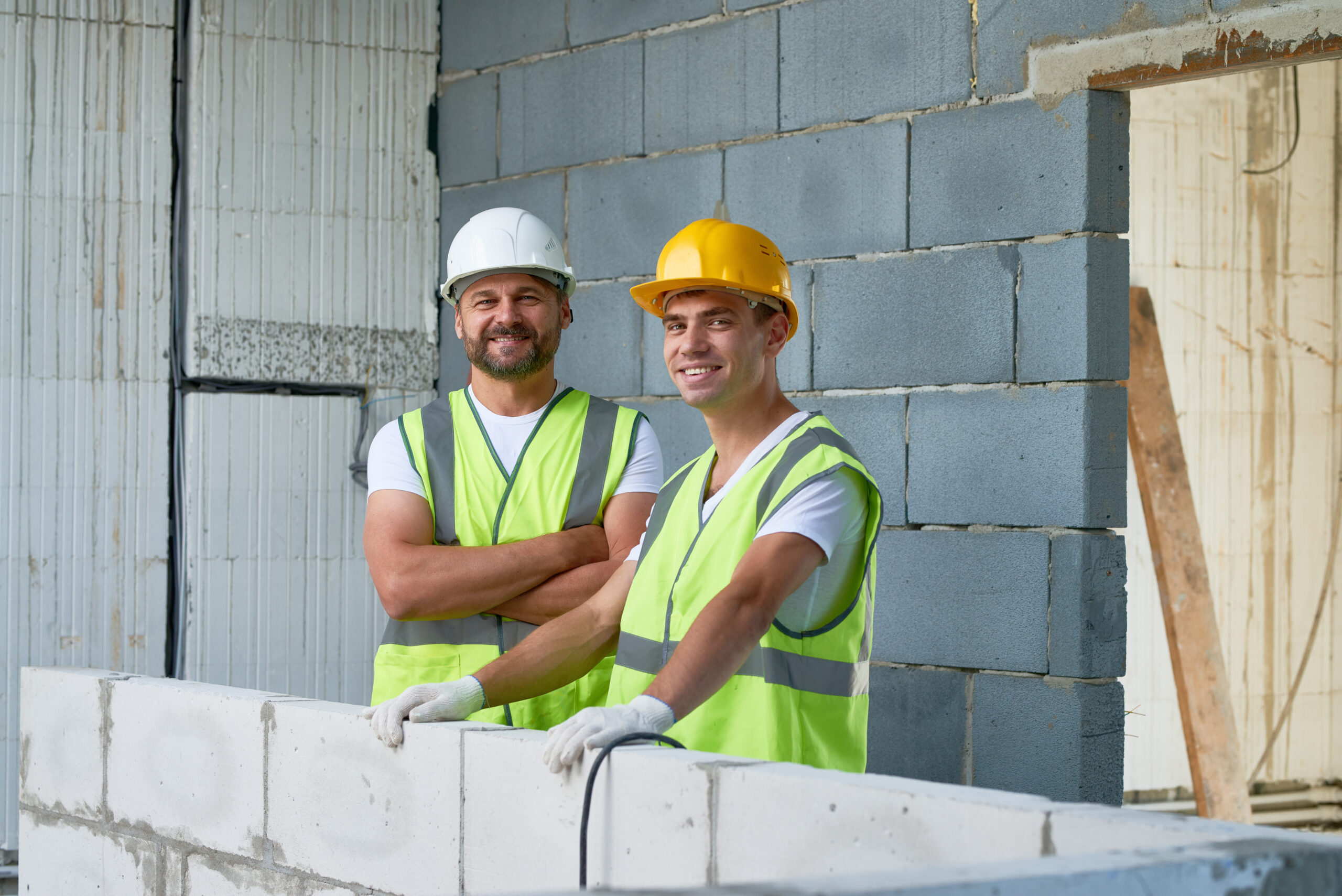 Portrait of Smiling Construction Workers